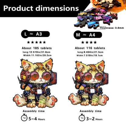 Creative Irregular Wooden Puzzles, Educational Animal Building Blocks, Stress Relief Toys