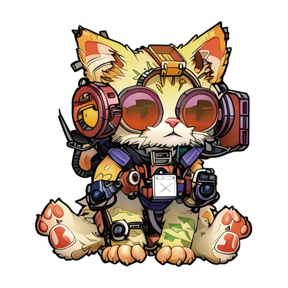 Creative Irregular Wooden Puzzles, Educational Animal Building Blocks, Stress Relief Toys