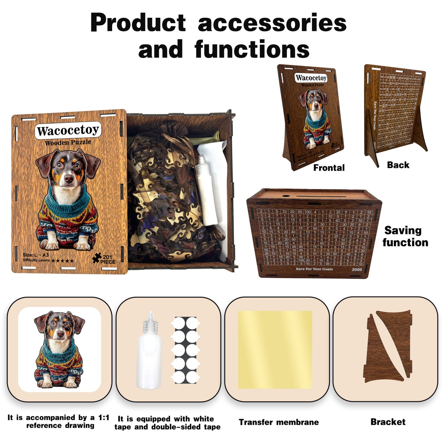 Creative Special-Shaped Wooden Puzzles | Brain-Boosting Stress Relief Toys