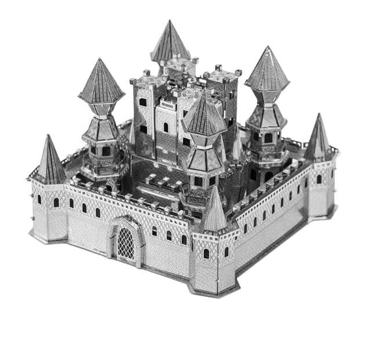 3D Stereoscopic Metal Dark Castle Model Puzzle - DIY Handmade Educational Assembly Toy