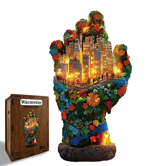 Creative Irregular Wooden Puzzles - Educational Stress Relief Toys