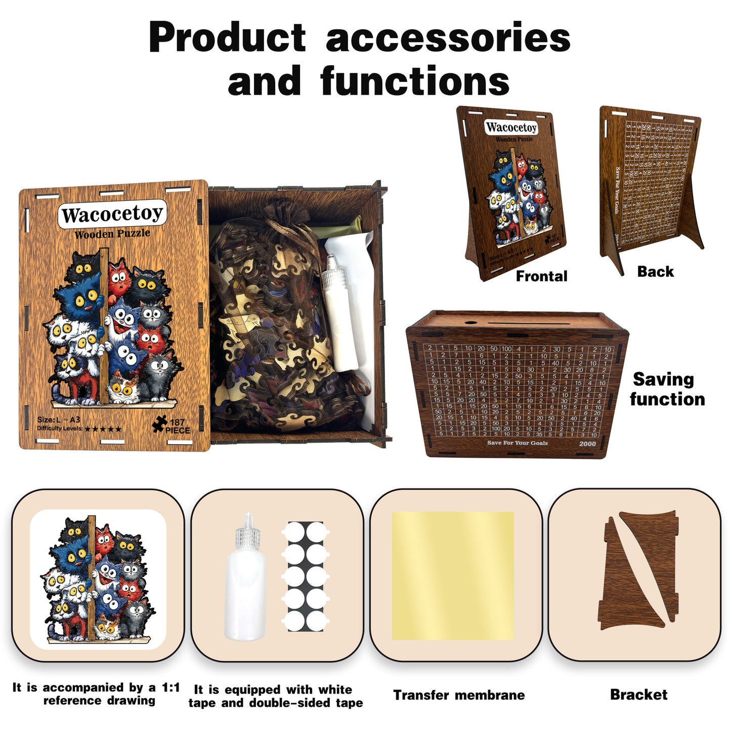 Creative Wooden Puzzles | Brain-Boosting Stress Relief Toys