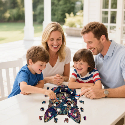 Unique Irregular Wooden Puzzles, Educational Stress Relief Toys