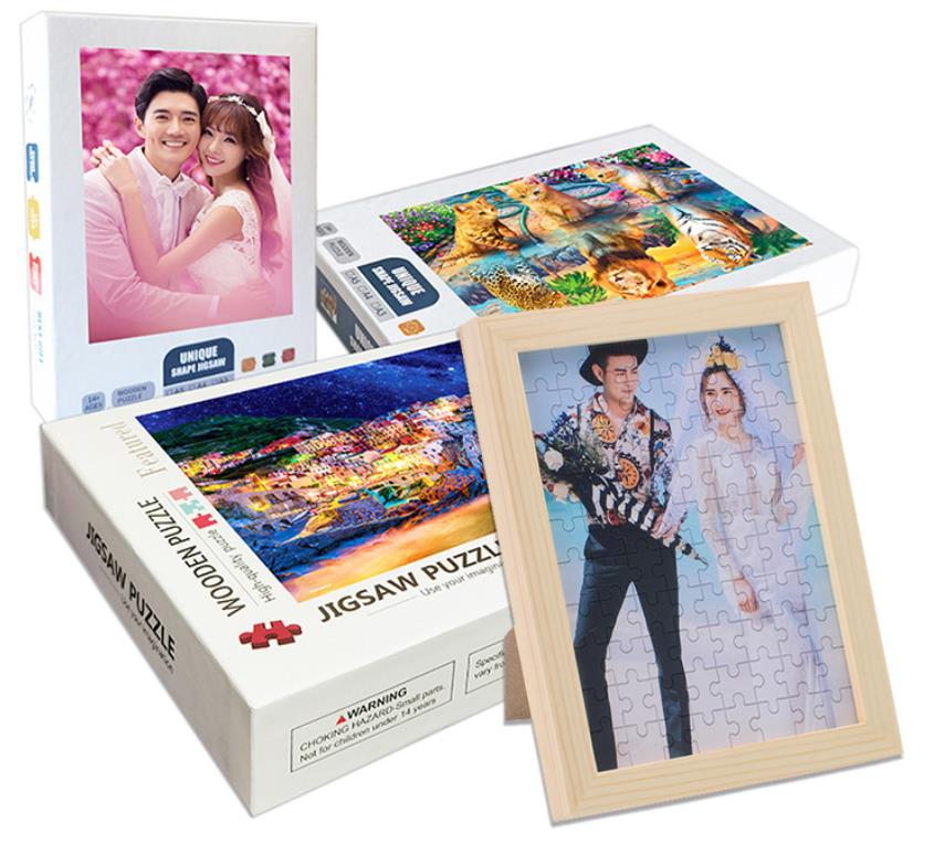 Portrait Custom Puzzle DIY Wooden Puzzle Photo Custom Portrait Puzzle Educational Puzzle