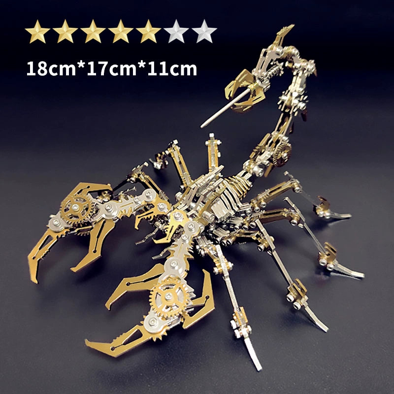 3D Metal Puzzle, Mechanical Model Building Kit, Assembly Puzzle for Adults And Children Gift