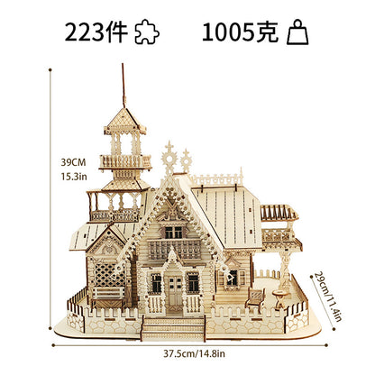 3D Wooden Maritime Model Puzzles - Educational Building Toys, Decorative Gift Ornaments