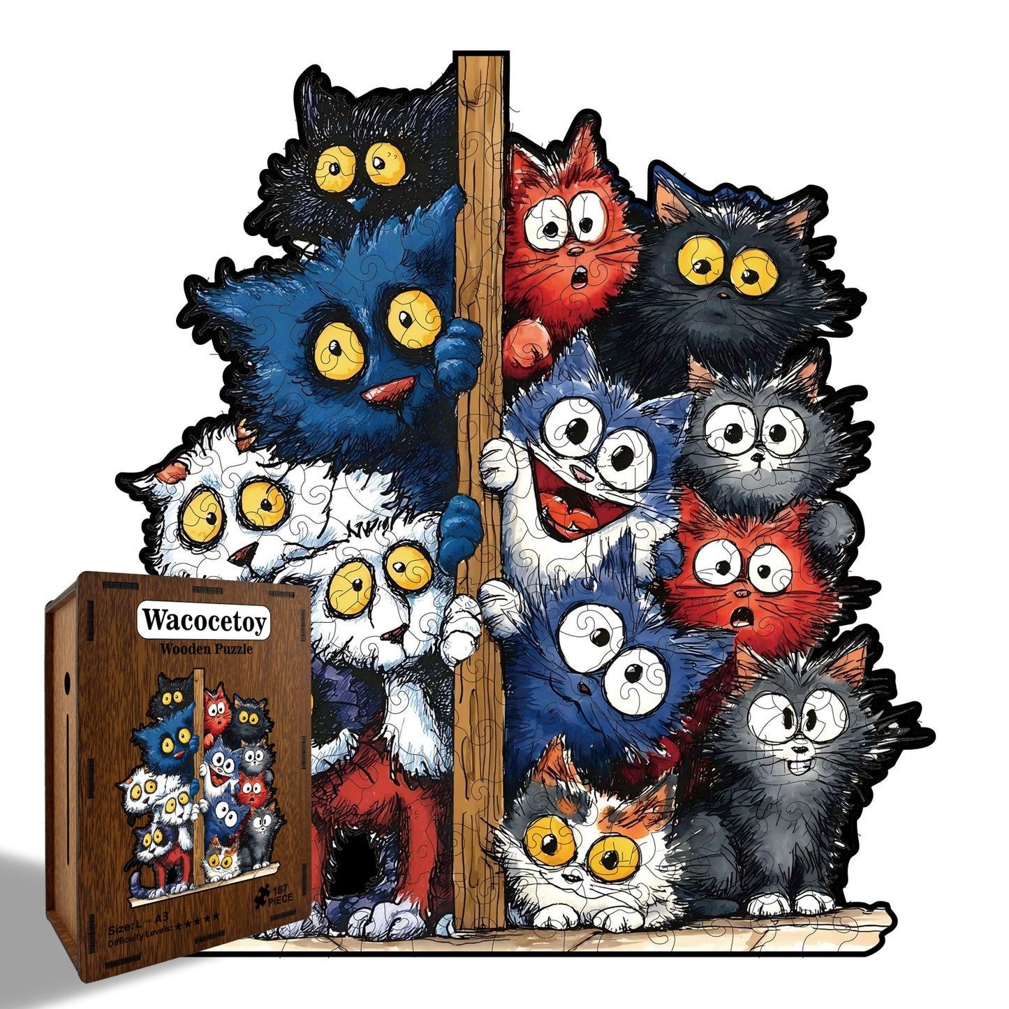 Creative Wooden Puzzles | Brain-Boosting Stress Relief Toys