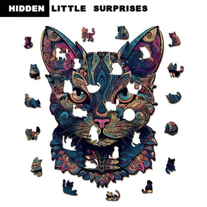 Unique Irregular Wooden Puzzles, Educational Stress Relief Toys